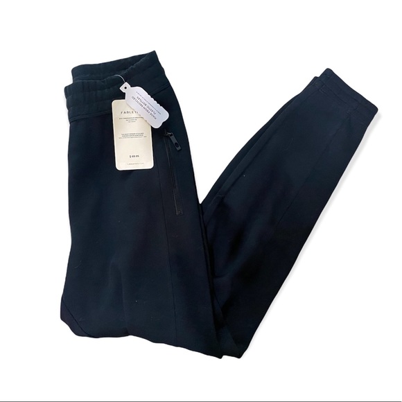 NWT fabletics high waited black joggers xs - Picture 3 of 5
